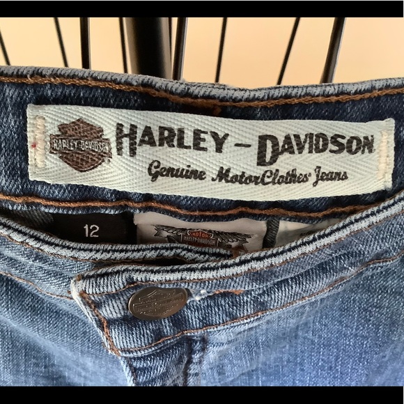 Harley-Davidson Jeans. Sz 12 - Picture 3 of 7